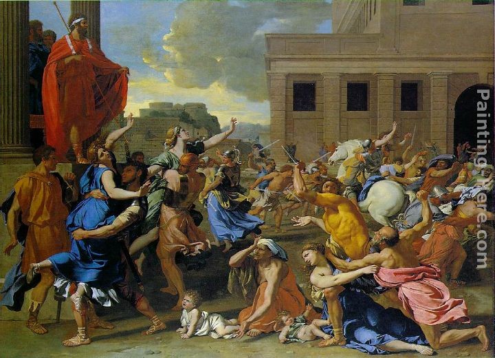 Nicolas Poussin Rape of the Sabine Women